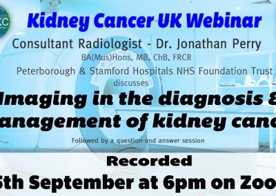 Webinar – Imaging in the Diagnosis & Management of Kidney Cancer