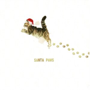 Santa Paws Christmas Card